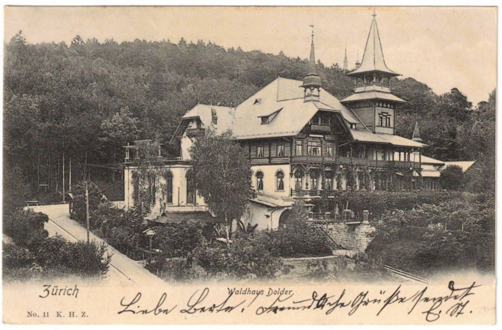Cartoline postali: Zürich - Dolder mit Standseilbahn – Usato da Binningen venduto da Mountainrider