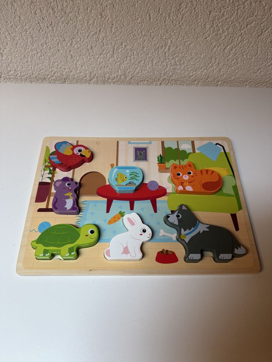 Puzzles: Puzzle in legno animali con pezzi – D'occasion à Glis par dor_b2nc