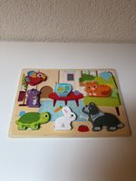 Puzzle in legno animali con pezzi
