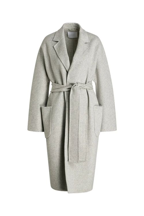 BOSS Mantel Coppelo Hellgrau/Creme von Hugo Boss Gr 36