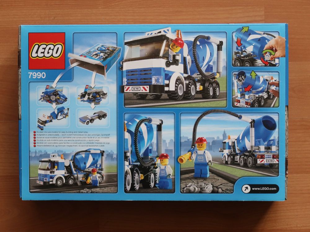 Lego Town City 7990 Cement Mixer Betonmischer (Neu und originalverpackt ...