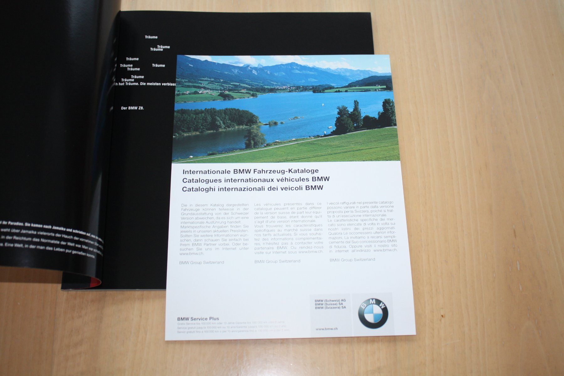 BMW Documenti: BMW Z8 Prestige CH-Prospekt 2001 – Usato da Wikon venduto da erwin400 1