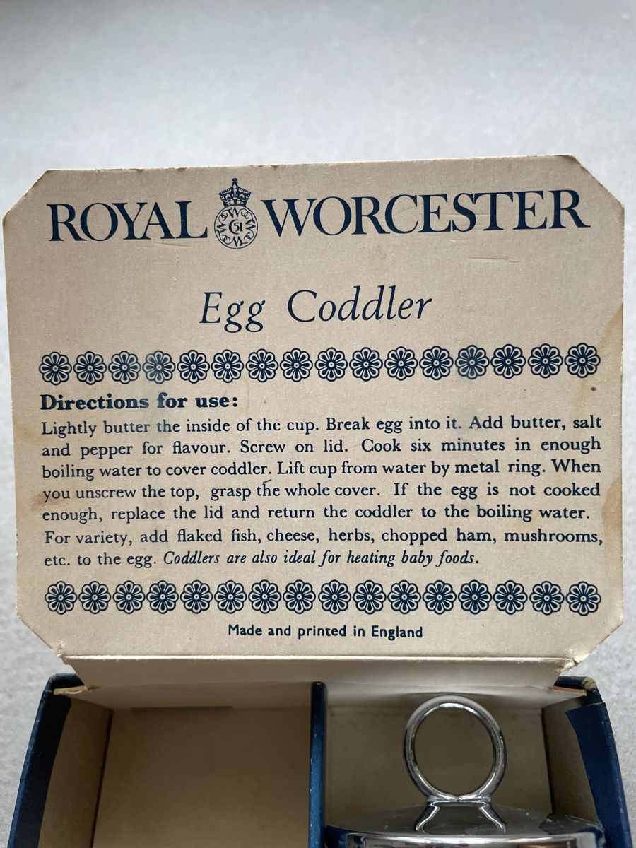 Royal Worcester Altre Stoviglie: Antike Egg Coddler Royal Worcester – Usato da Adligenswil venduto da Treegarden 3