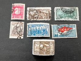 Russia/CCCP   Mi. No. 328-34  gest. 1 Marke *  (E1150)