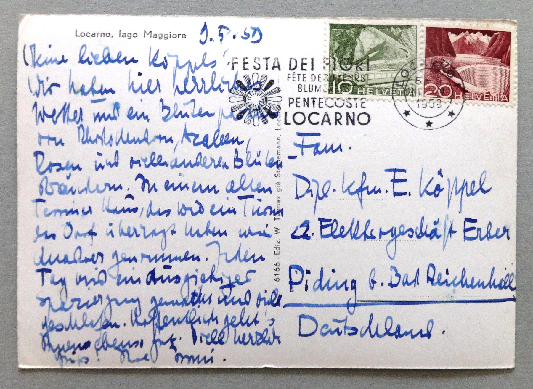 Cartes postales: Locarno, lago Maggiore – D'occasion à Fétigny par Billy2miny 1
