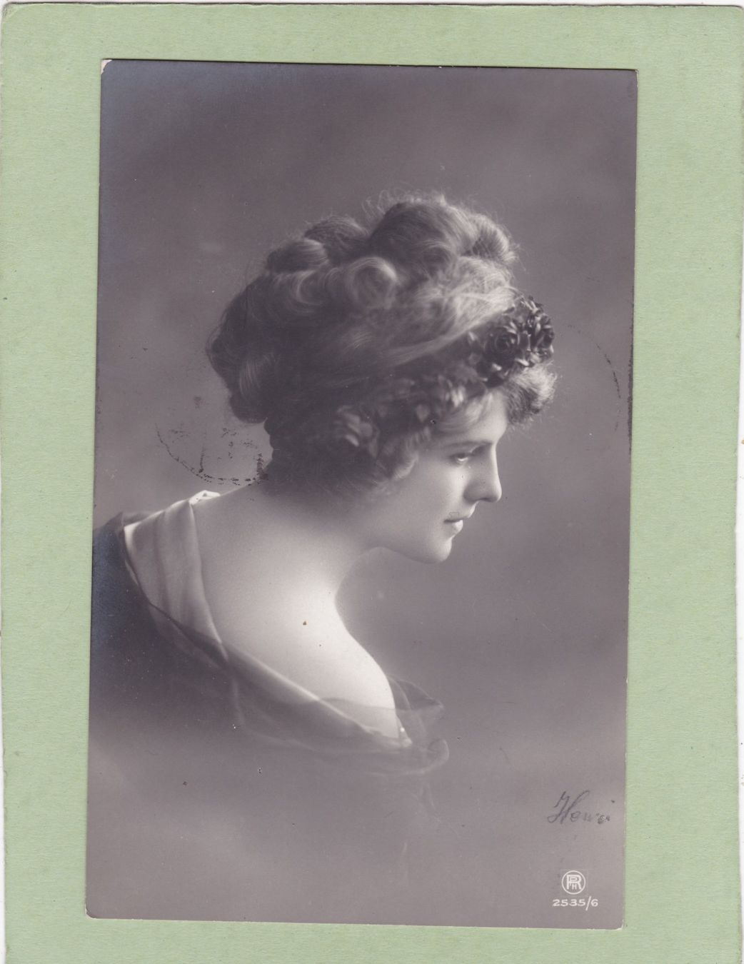 Cartoline postali: Kitsch Frau 1910 – Usato da Herisau venduto da Lisegrat2008