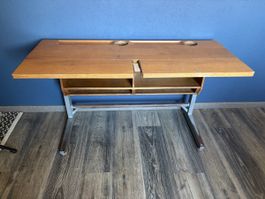 Altes Schülerpult 121b x 65h x 51t