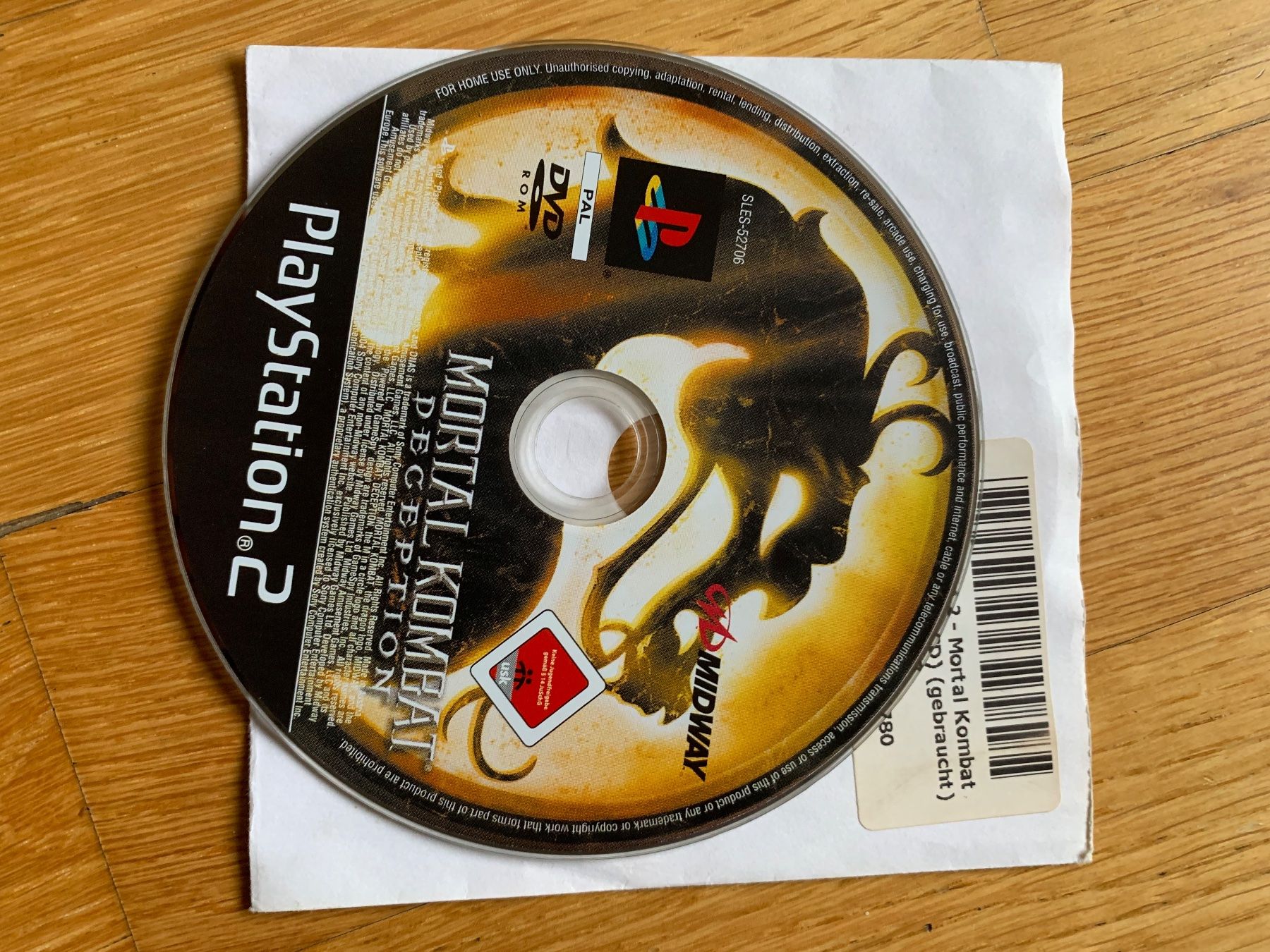 Sony Spiele: PS1 Klassiker Mortal Kombat Decption – Gebraucht aus Bern von PatB1986