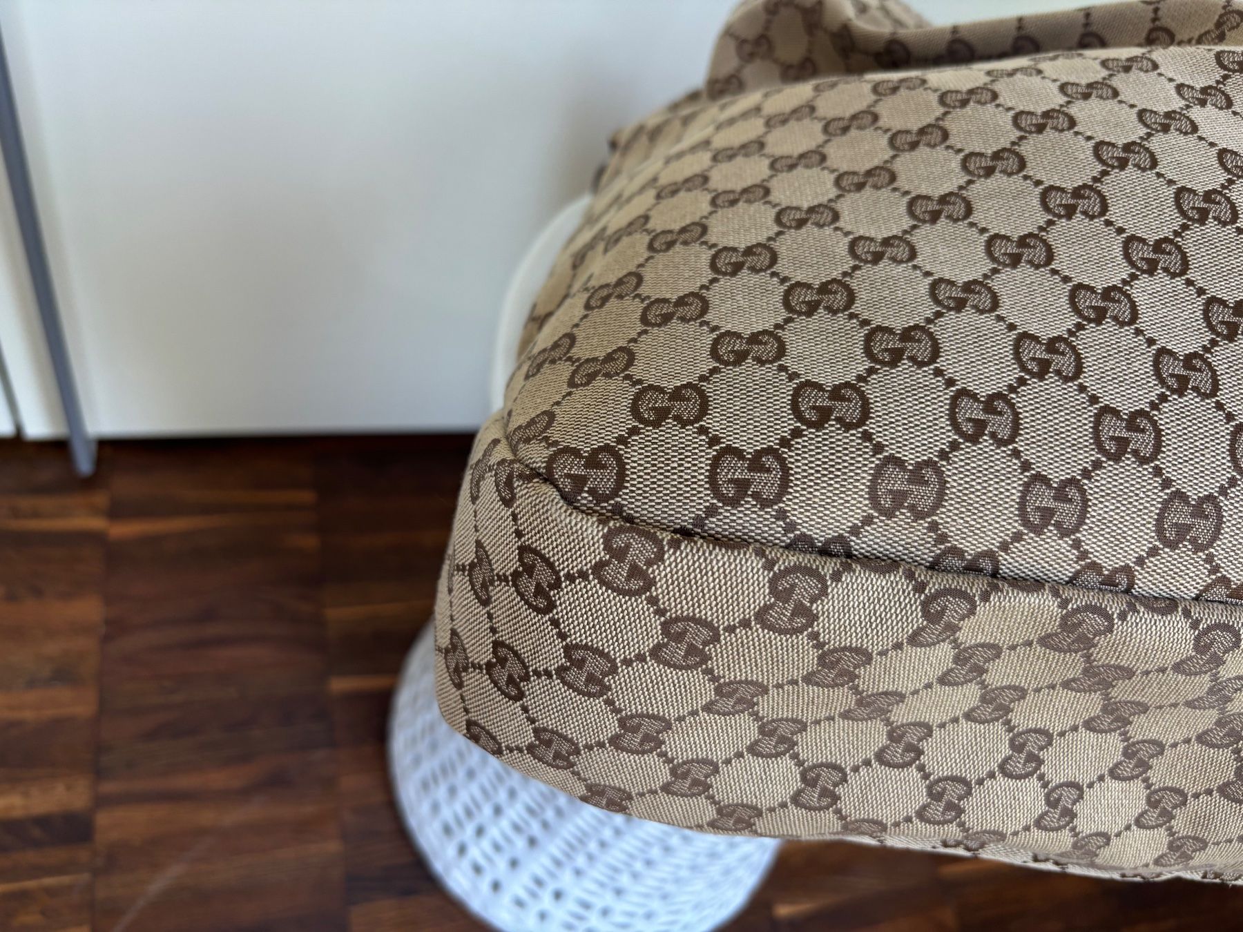 Gucci Taschen für Damen: GUCCI Hobotasche Canvas , Leder hellbeige – Gebraucht aus Herrliberg von mayfi 4