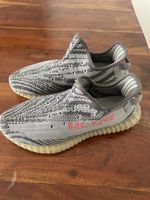 Adidas Yeezy Boost 350 V2 grau weiss gebrauchter Zustand