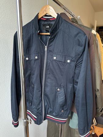 H&M Herren Jacke, Grösse 48 Dunkelblau - Top Zustand!