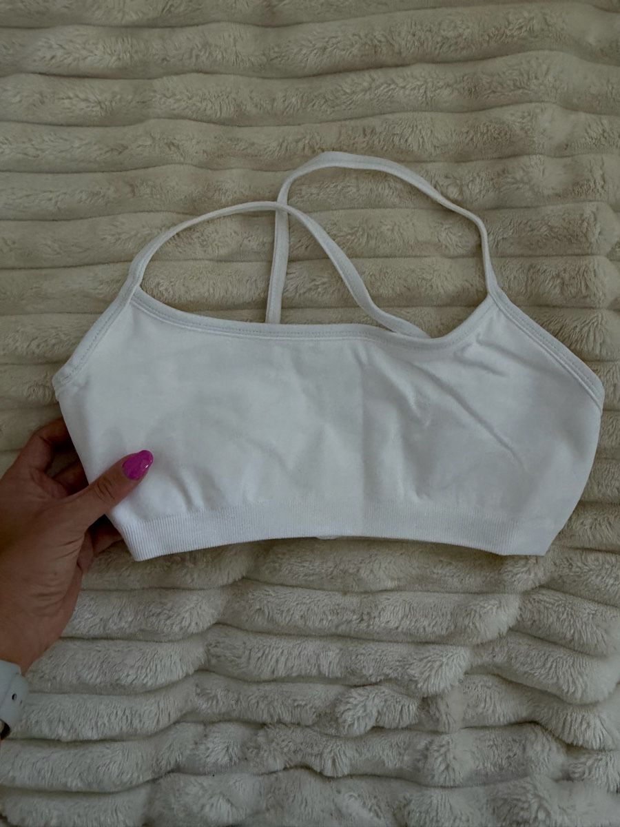 Tops: Sport BH Weiss Grösse M – Neu (gemäss Beschreibung) aus Gränichen von Domsiiiii 1