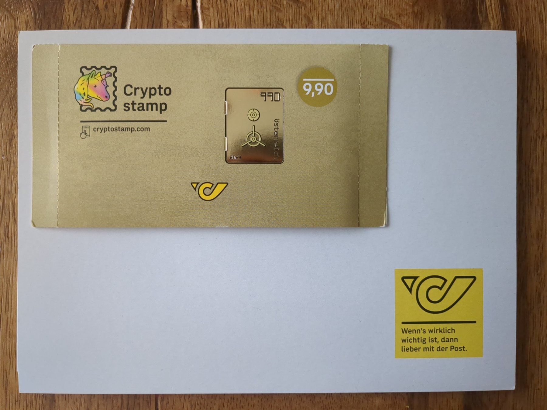 AT Post : Crypto Stamp Safe – Pacifier (2023) (Neu (gemäss Beschreibung))  in Oberglatt ZH für CHF 20 – mit Lieferung auf Ricardo kaufen