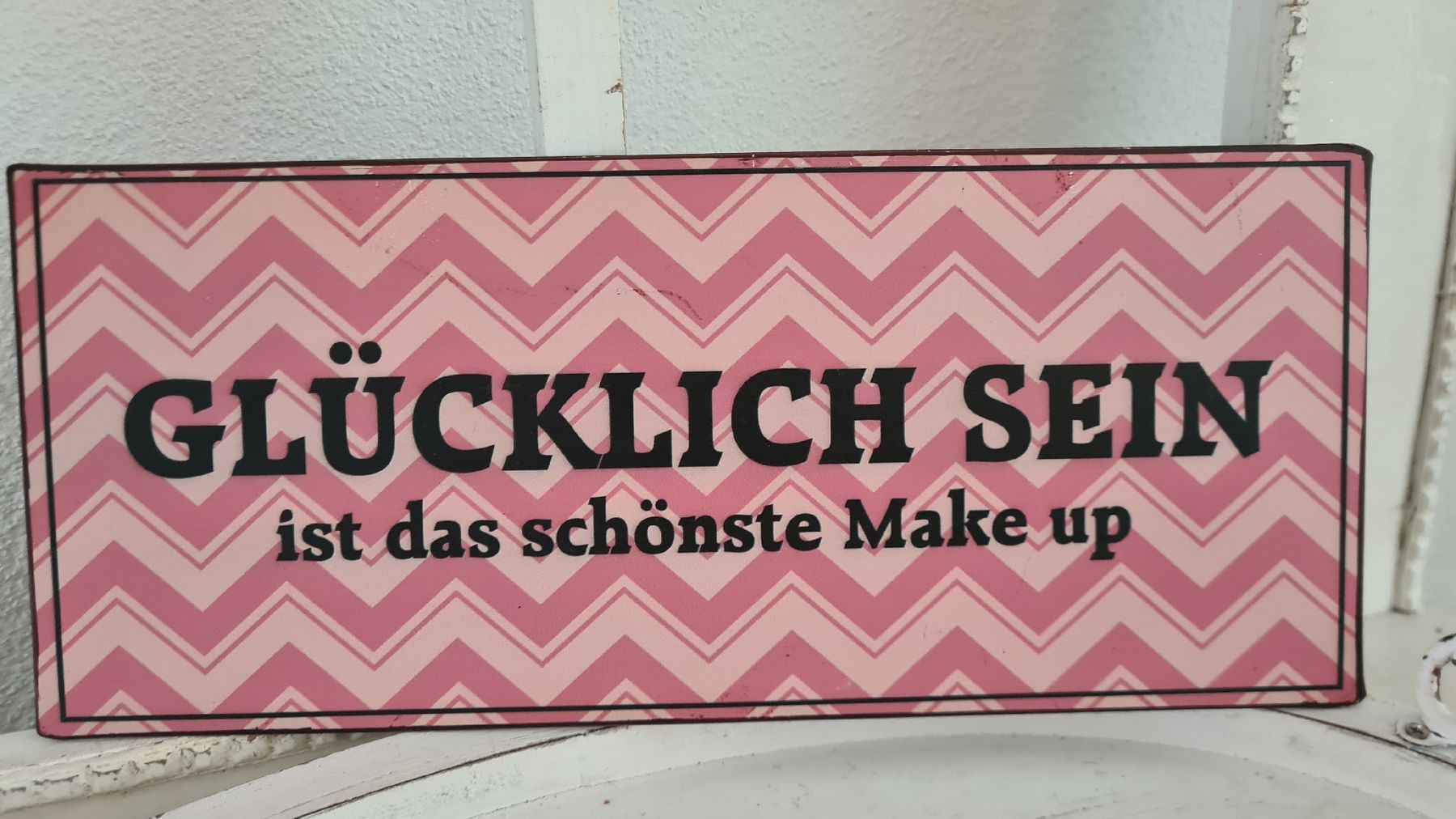 Insegne: Shabby- chic Schild mit Spruch – Nuovo e nell'imballaggio originale da Böttstein venduto da decodor-angi