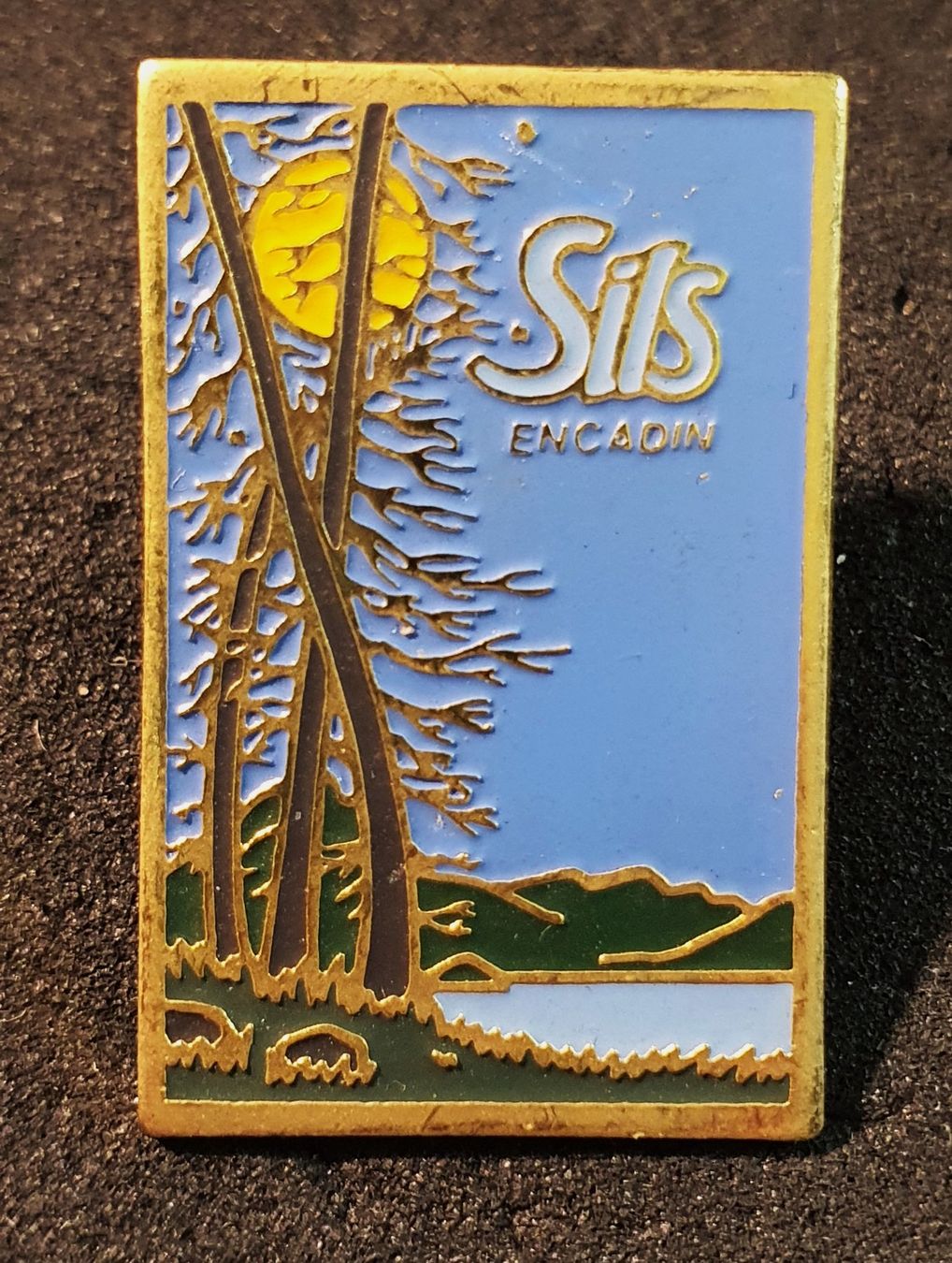 Plaquettes & Badges: GG593 - Werbeplakat Pin / Sils  Engadin – D'occasion à Reinach BL par Boston-Verkauf