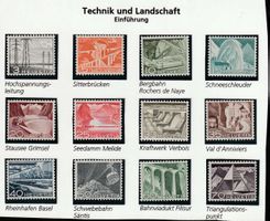 Technik+Landschaft, Nr. 297-308, postfrisch