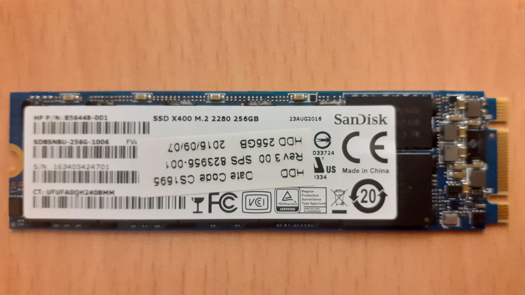 Sandisk Disques durs: SanDisk 256GB NVMe Notebook – D'occasion à Chur par Blackbook