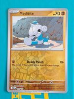 Meditite - Reverse Holo Pokemon Destined Rivals #1.9