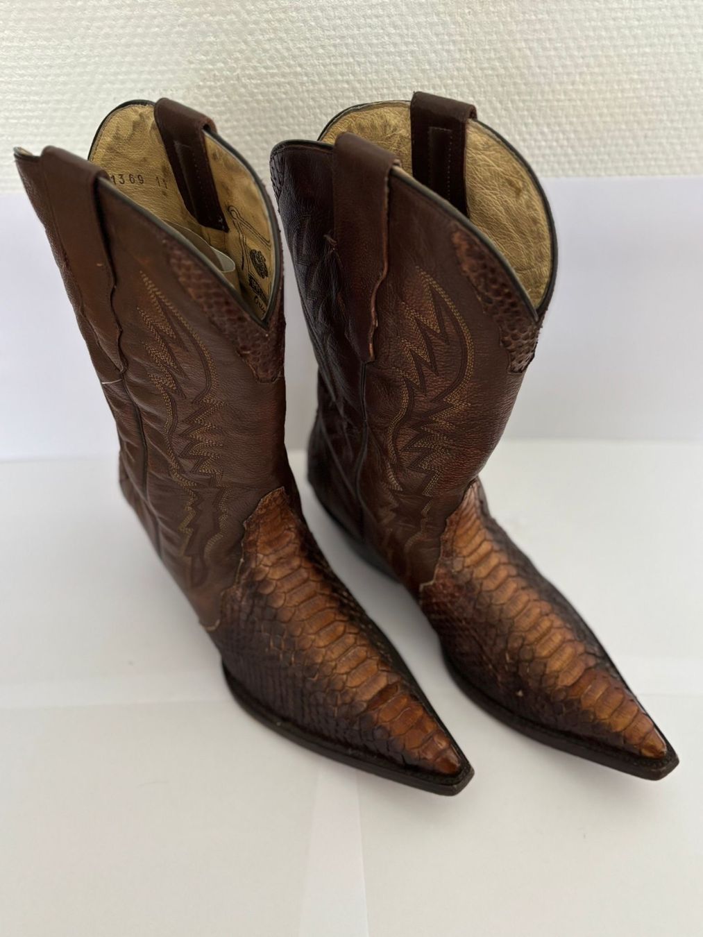 Scarpe da donna: Vintage Cowboy Stiefel Pytonleder – Usato da Allschwil venduto da N04Ah 3