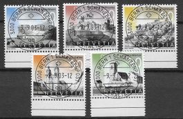 2003: Serie UNESCO Nr.1096-1100 mit ET-Vollstempel