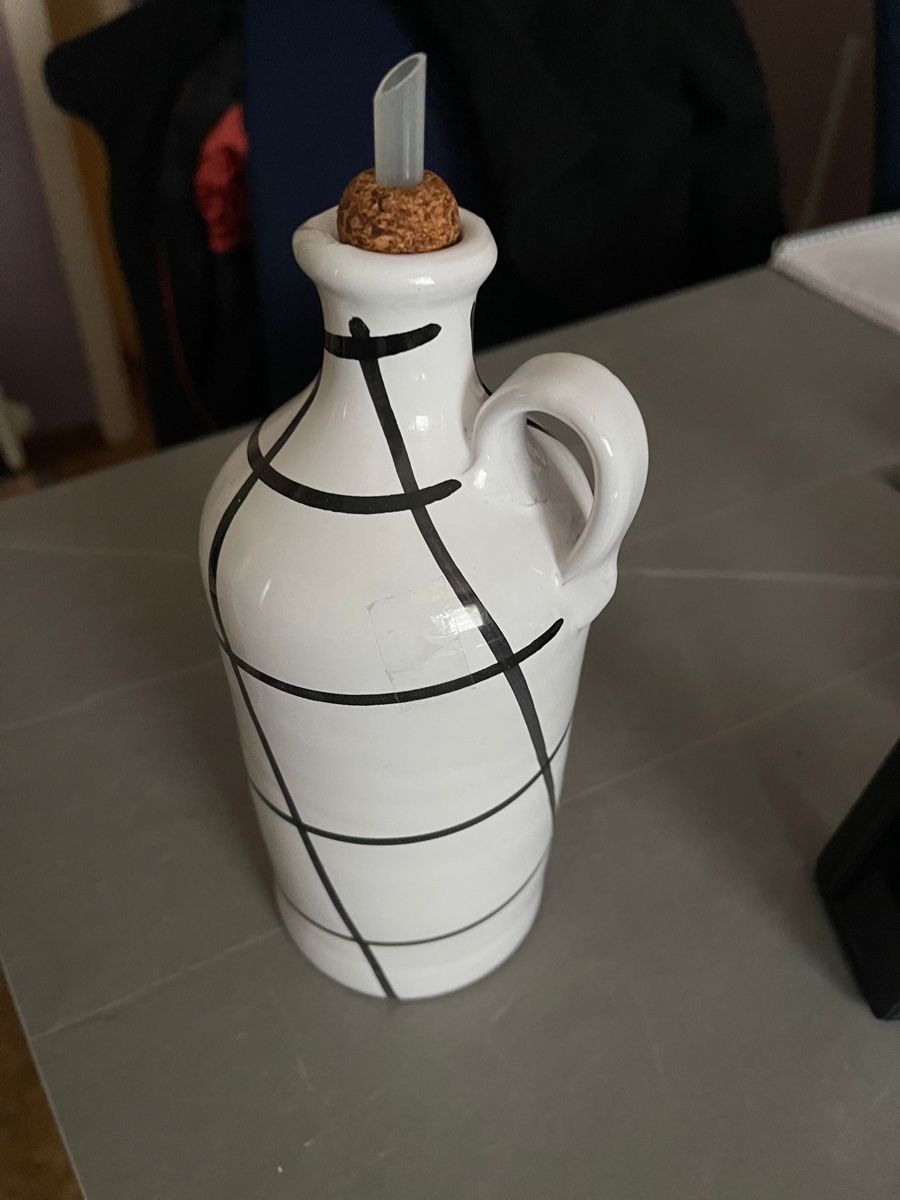 Caraffe: Dekorative Oel/Essig Karaffe, Keramik – Usato da Zürich venduto da Krikri21
