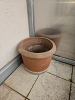 Gebrauchter Blumentopf aus Terrakotta, Durchmesser 41cm