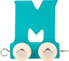 Buchstabenzug Wagen " M " bunt