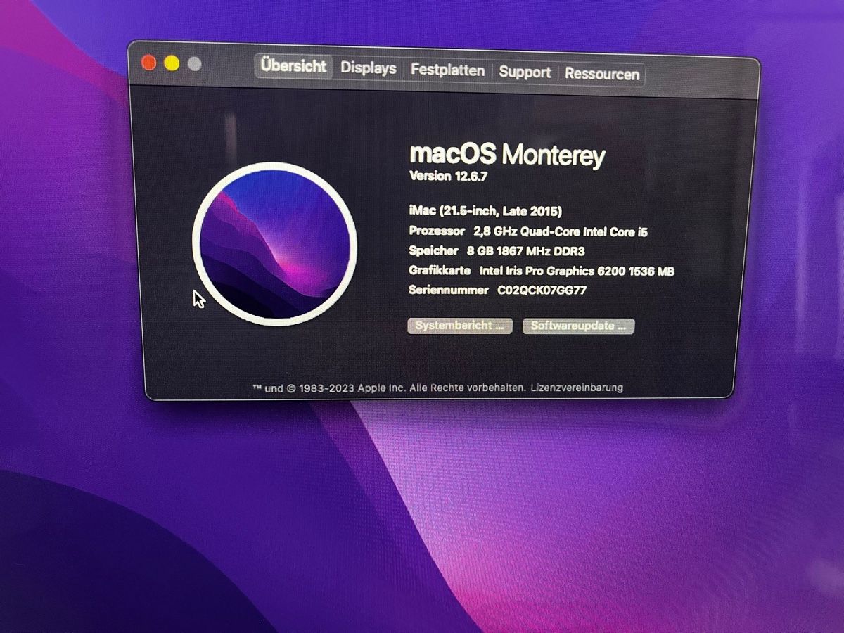 Apple PCs: iMac (21.5-inch, Late 2015) – Gebraucht aus Basel von  7