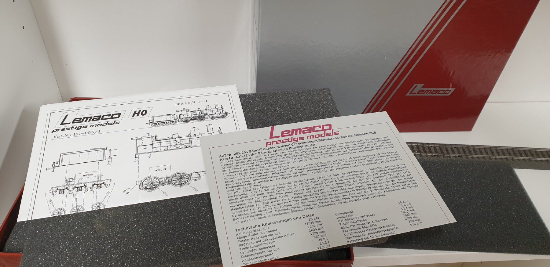Lemaco Modelleisenbahnen: Lemaco SBB A2/4  Dampflok H0/DC – Neu (gemäss Beschreibung) aus Neuenhof von ludovicco 7