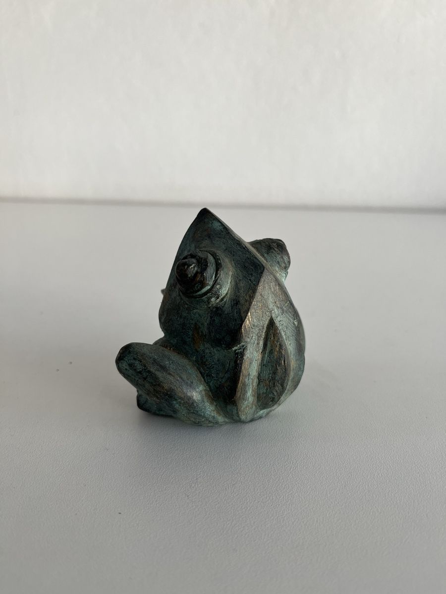 Skulpturen & Statuen: Frosch aus Bronze – Gebraucht aus Wetzikon ZH von seli03 2