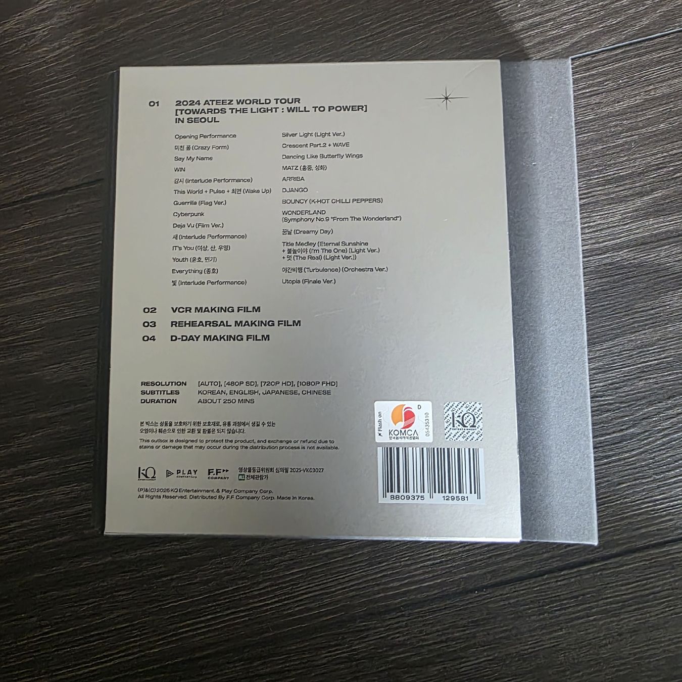 Alle DVDs: ateez toward the light playcode with seonghwa polaroid – Gebraucht aus Vevey von Shelovesyu._.u 4