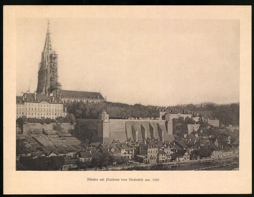Cartoline postali: Riesen-AK Bern, Blick auf das Münster u – Usato da Berlin venduto da bartko-reher