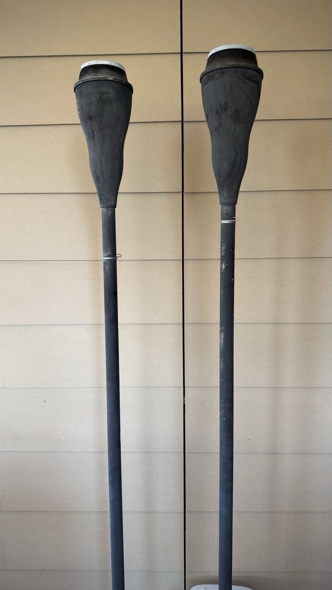 Lampes: Gartenfackeln Betonfuss 2er Set  – D'occasion à Fislisbach par Stella_85 4