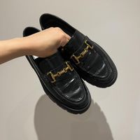 Black loafers massimo dutti