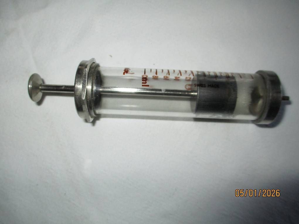 Tecnologia medica: Glas-Spritze – Usato da Riehen venduto da dipus 1
