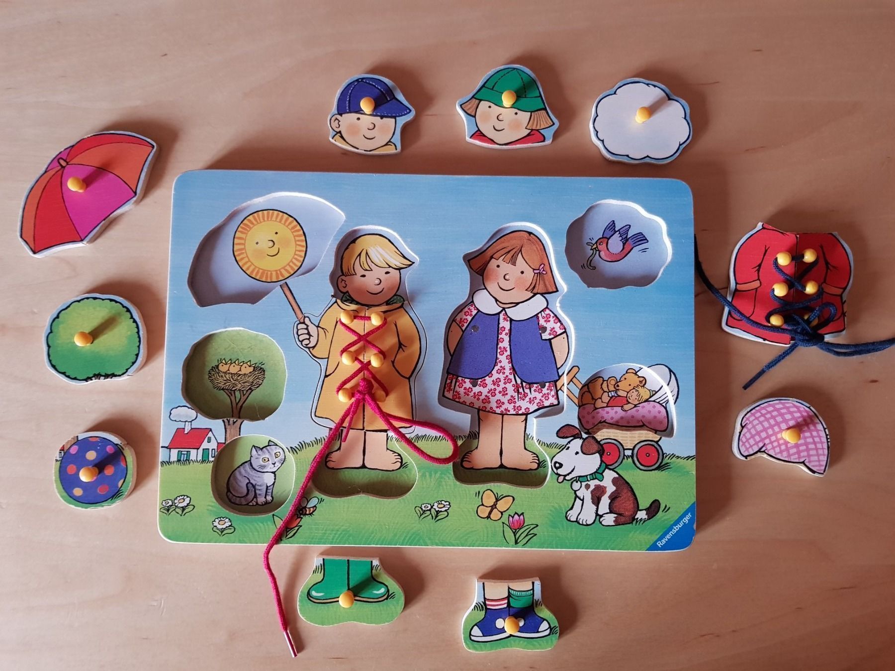 Ravensburger Puzzle: Holz Puzzle mit Schleife binden Ravensburger – Usato da Wiesendangen venduto da samoalk 1