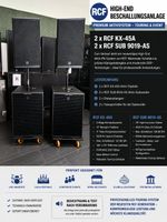 RCF High-End Beschallungsanlage