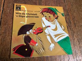Trudi Gerster verz. Wie de Christeli 's Gige glärnt hat 45er