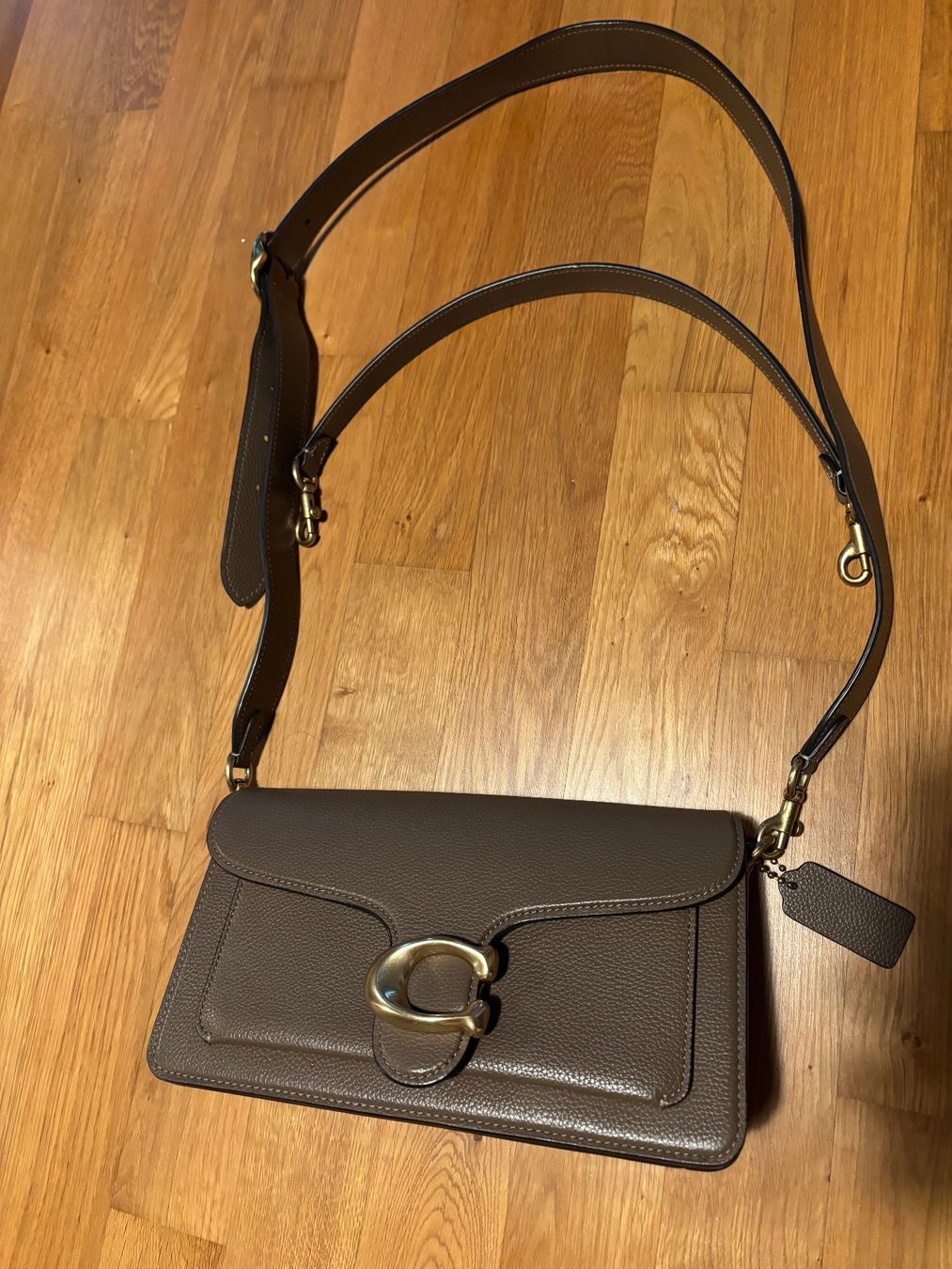 Coach Borse da donna: COACH PEBBLE TABBY - Handtasche - dark stone – Usato da Lenzburg venduto da ang_ly5t 1