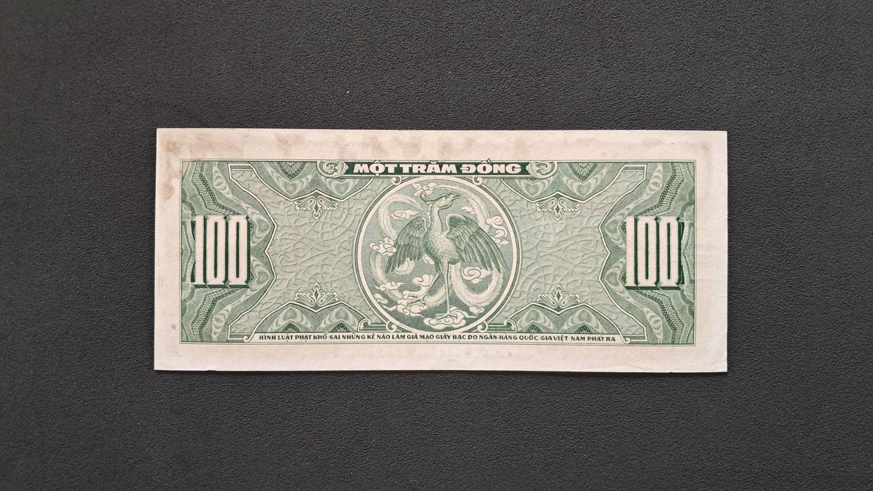 Billets de banque: Vietnam 100 Dong 1955 Unc – Neuf avec emballage d'origine à Lufingen par E-Auktion 1