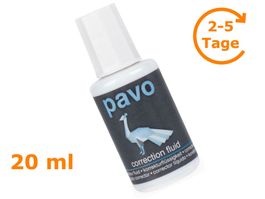 Korrekturflüssigkeit, 20 ml, weiss