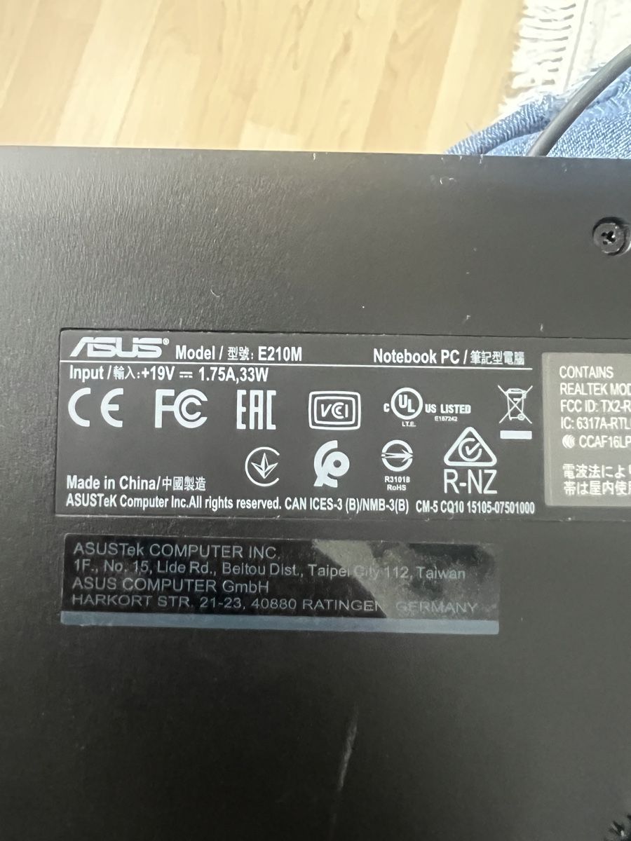Asus Notebooks: Asus E210M Laptop – Gebraucht aus amriswil von ali_6dnw 4
