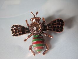 Schöne Brosche Biene Insekt Schmuck  Neu