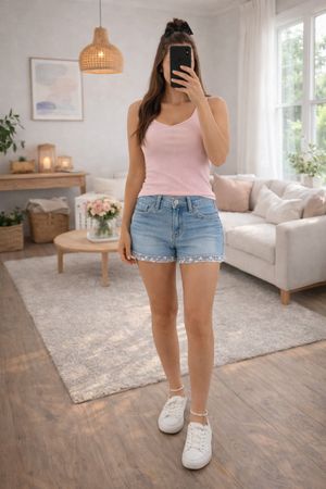 Arizona Jeans Shorts Gr. 12 blau