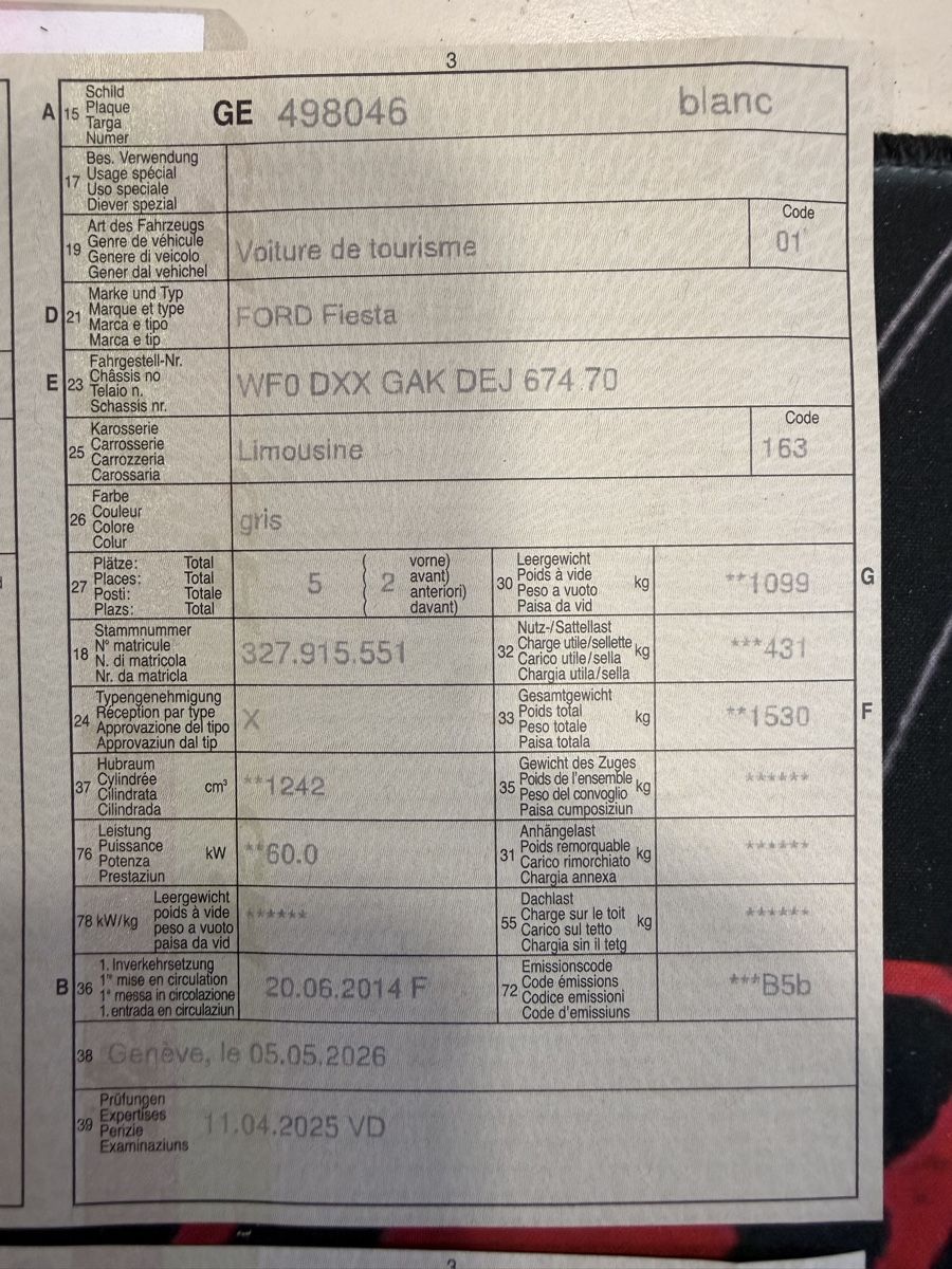 Ford Automobili: Ford fiesta 1.25i – Usato da Vernier venduto da rod_vmf2 7