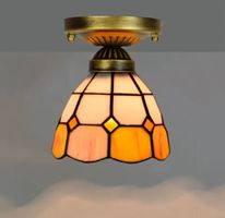 Plafonnier  style Tiffany en vitrail salon, cuisine,chambre