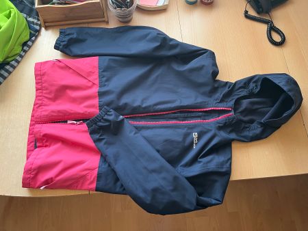 Jack Wolfskin Skijacke, Winterjacke 176, pink - blau
