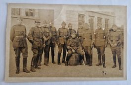 Alte Original Foto-Postkarte Soldaten