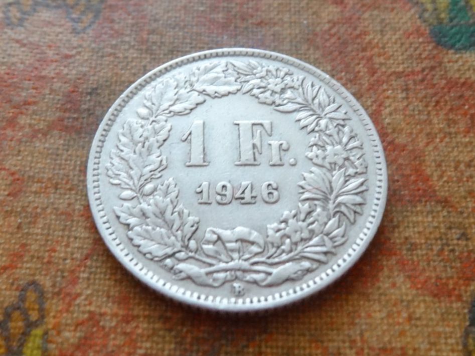 Alle Münzen: 1 Fr. 1946  (Y) – Gebraucht aus Romanel-sur-Lausanne von Swift13
