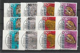 1994 Pro Patria, verschiedene Vollstempel Bundesfeier 01.8.